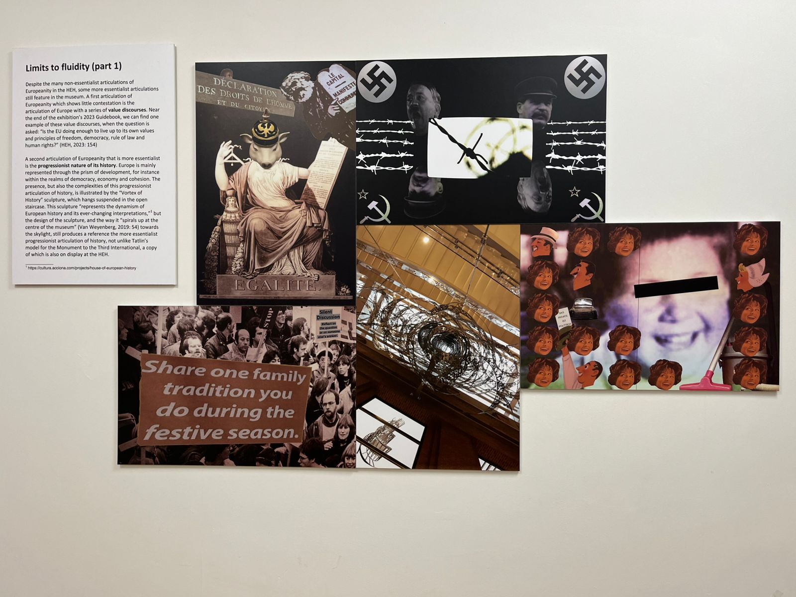 House of European History photomontage in Singapore