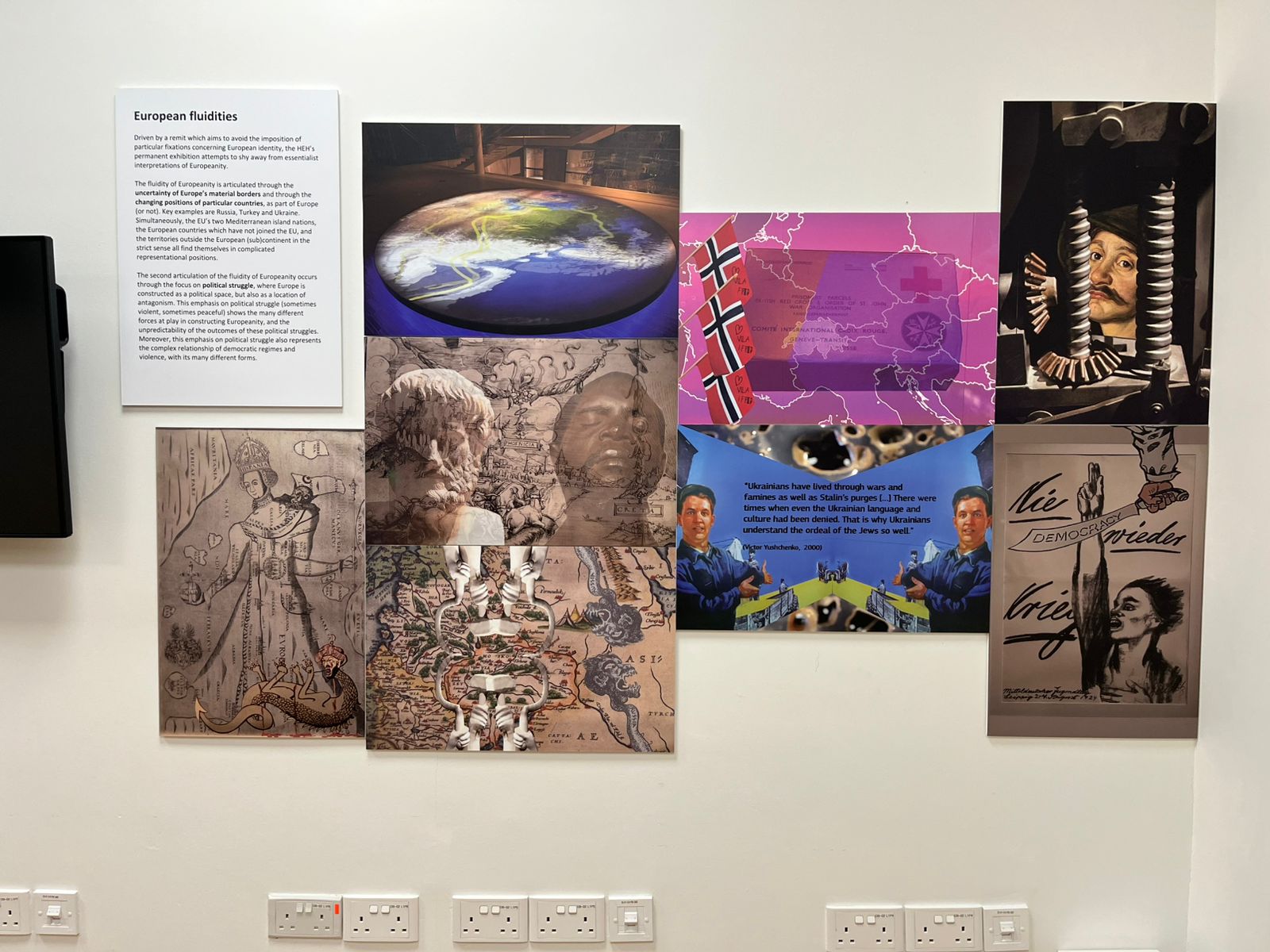 House of European History photomontage in Singapore