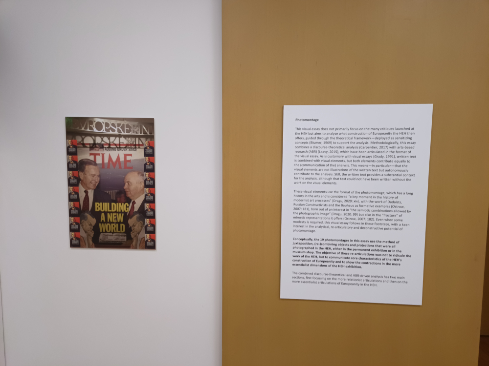 House of European History photomontage in Singapore