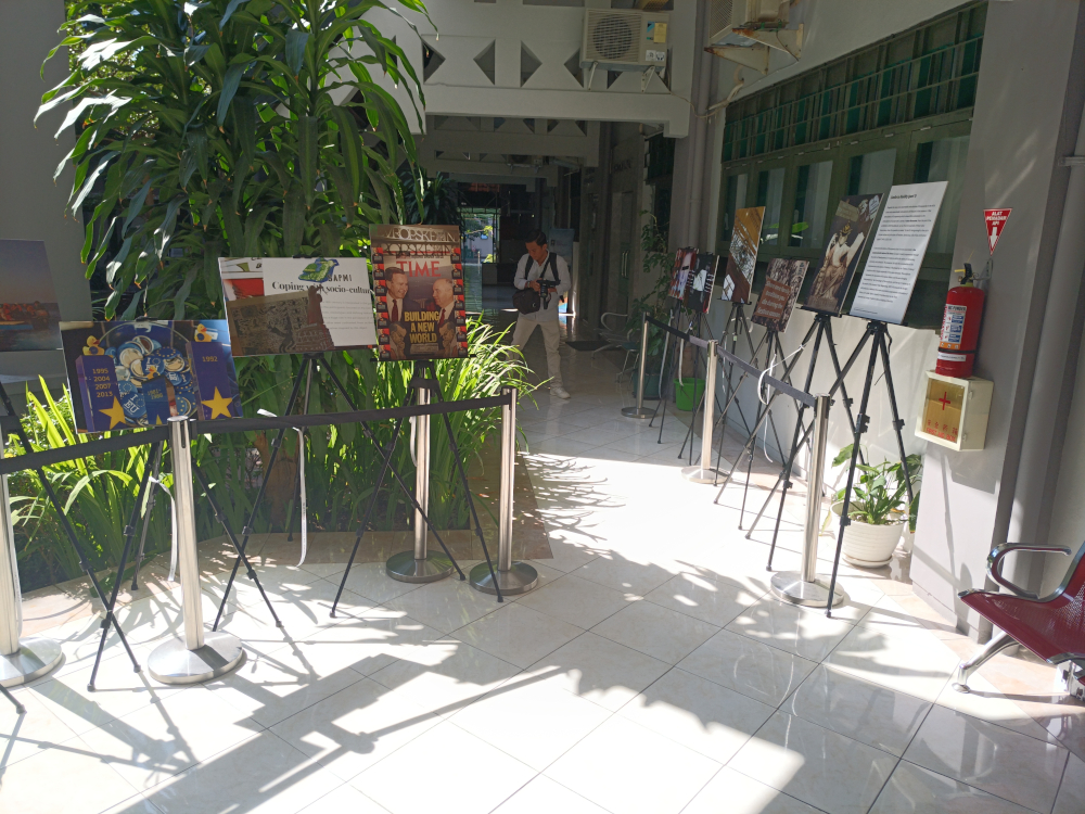 House of European History photomontage in Singapore